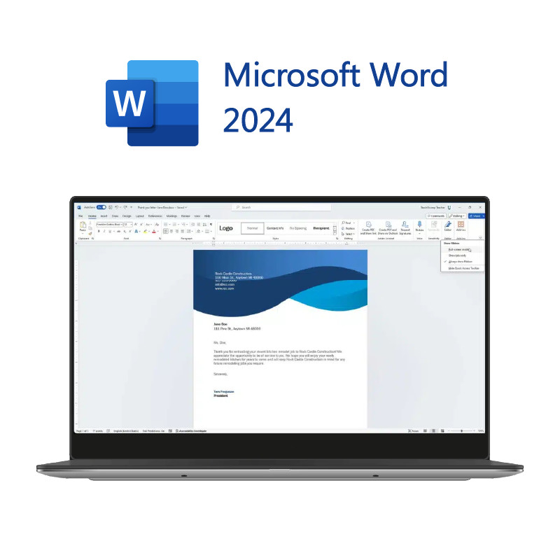 تجربه دفتر خود را با Microsoft Office 2024 Home and Business Product Key ارتقا دهید