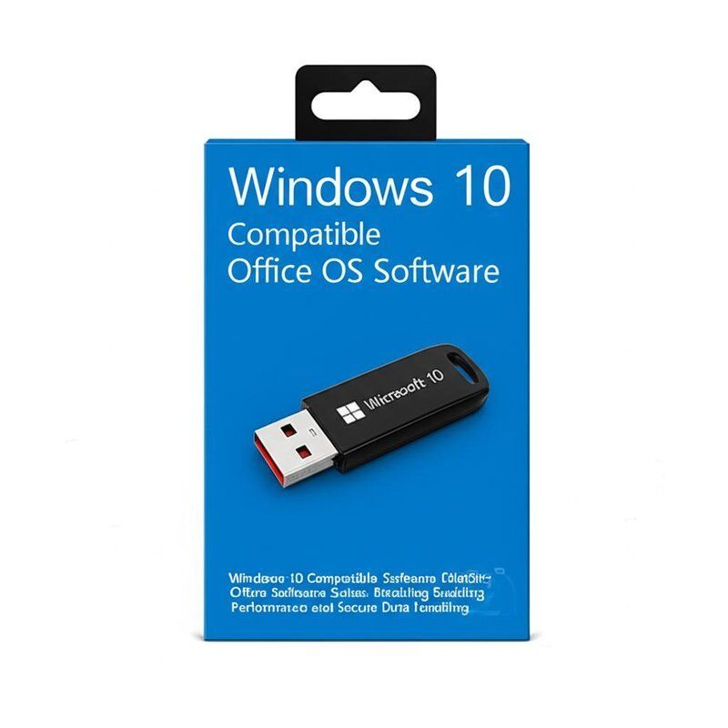 نرم‌افزار سیستم عامل کامپیوتر سازگار با ویندوز 10 که شامل مجموعه‌های نرم‌افزاری آفیس برای فعال‌سازی عملکرد و مدیریت امن داده‌ها است.